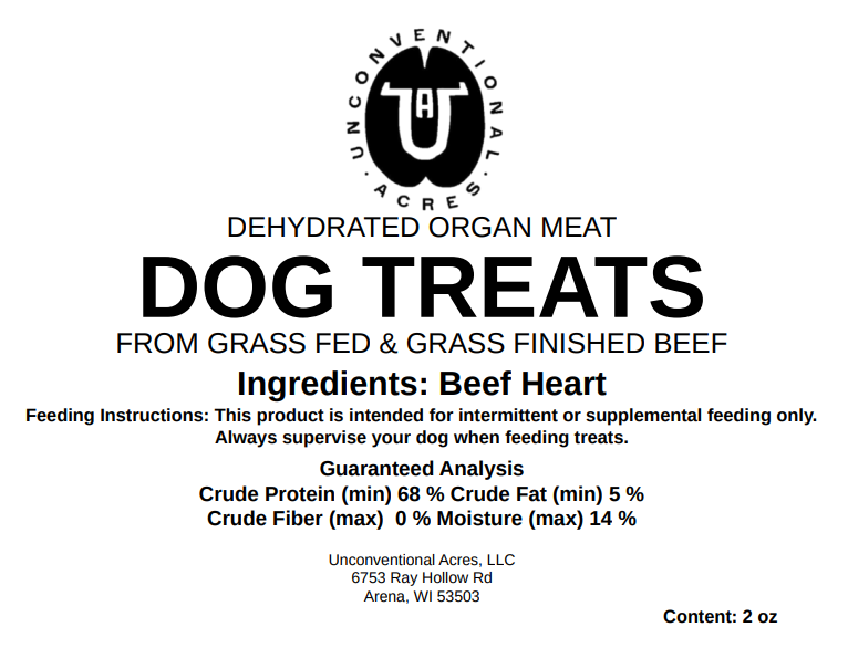 Beef Heart Dog Treats