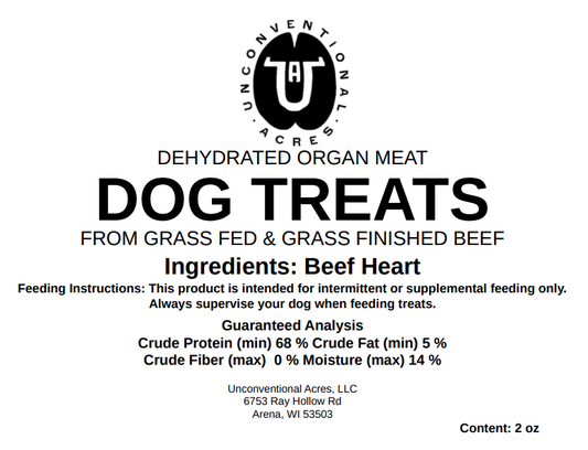 Beef Heart Dog Treats