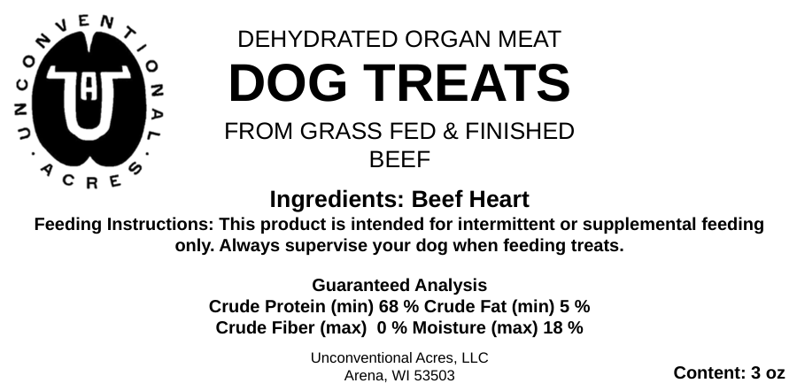 Beef Heart Dog Treats