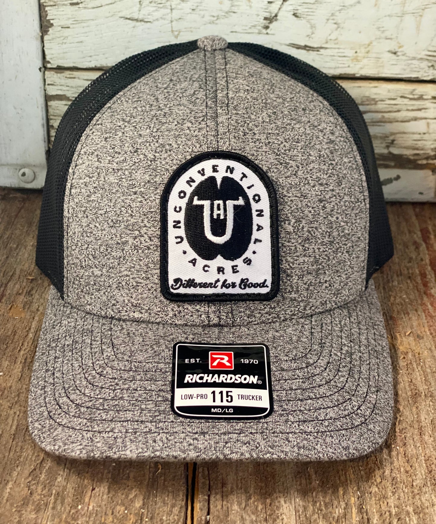 Unconventional Acres Patch - Black Heather/Black (R115)