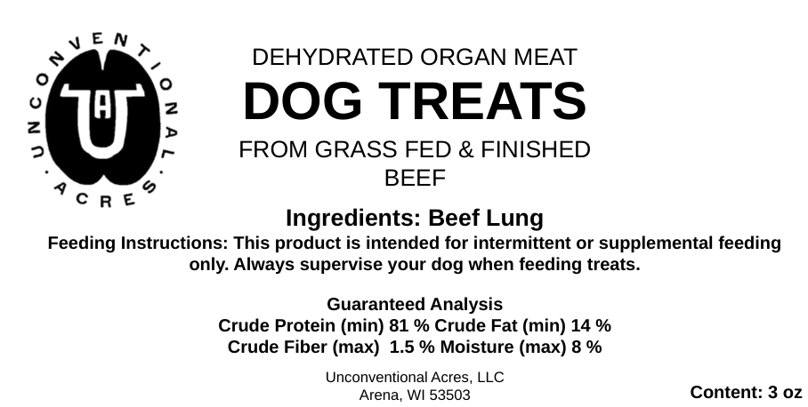 Beef Lung Dog Treats